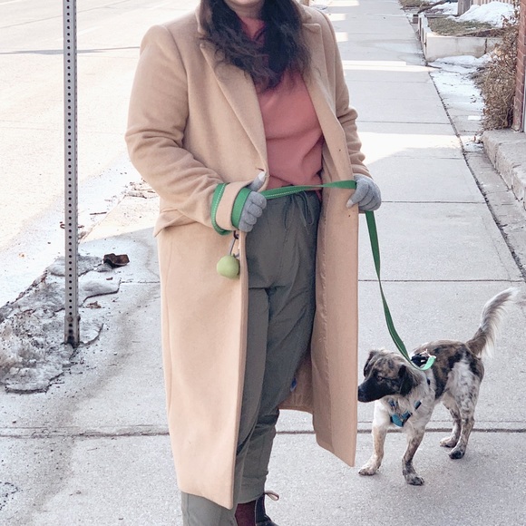 Gap wool coat, camel beige, sz L - Picture 1 of 4